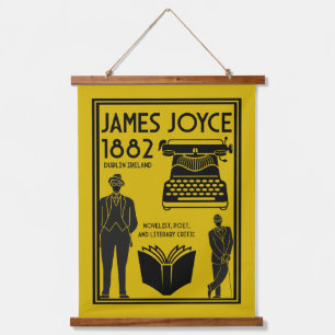 James Joyce Dublin Ireland Hanging Tapestry