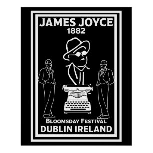 James Joyce Dublin Ireland Poster