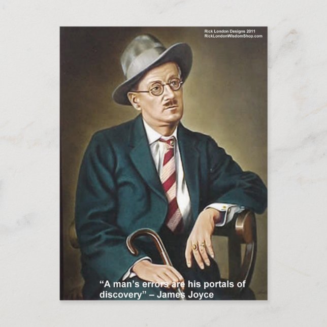 James Joyce "Errors/Portals" Quote Gifts & Cards (Front)
