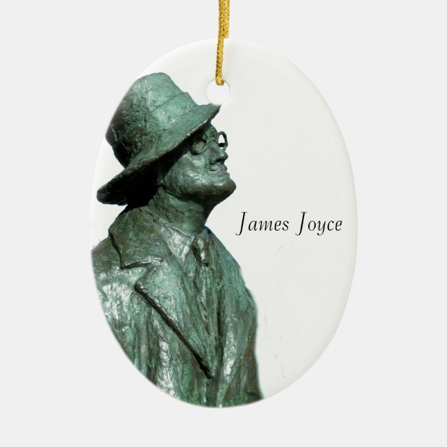 James Joyce image for Oval Ornament (Front)