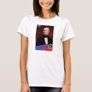 James K. Polk Baseball Card T-Shirt