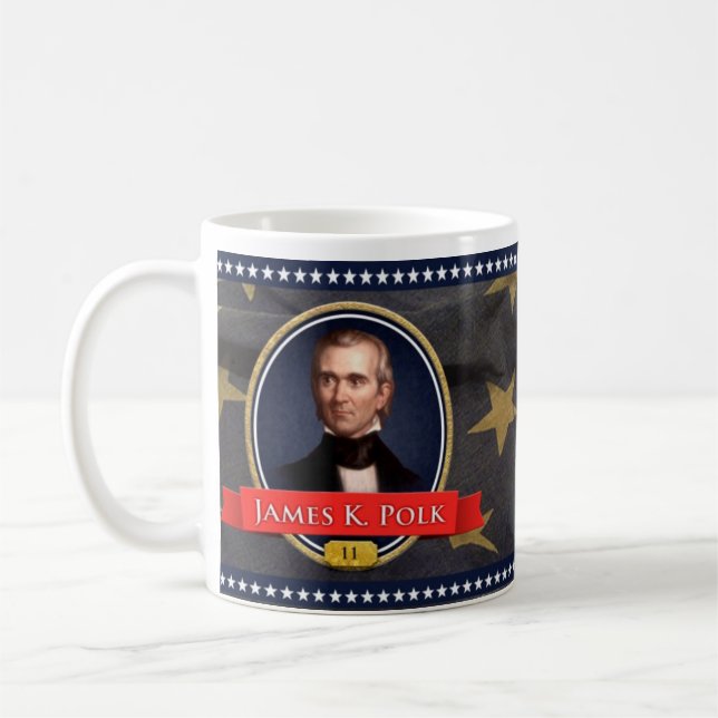James K. Polk Coffee Mug (Left)
