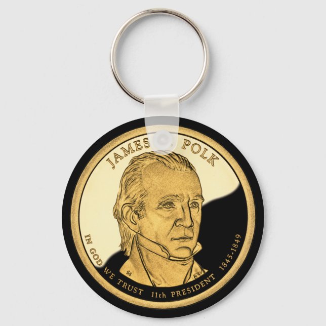 JAMES K. POLK KEYCHAIN (Front)