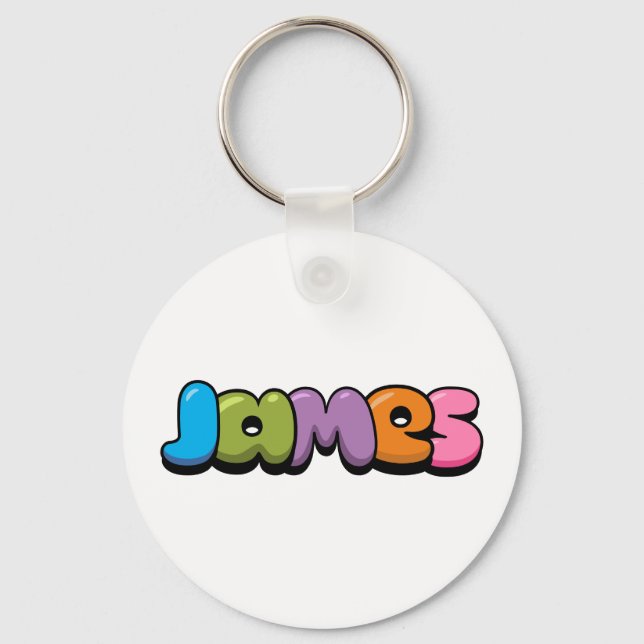 James Keychain (Front)