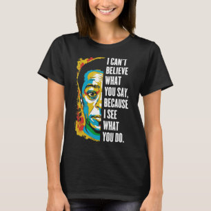 James Ldwin Graffiti Art Juneteenth Black History  T-Shirt