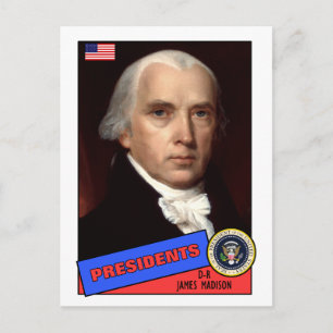 James Madison Baseball Card