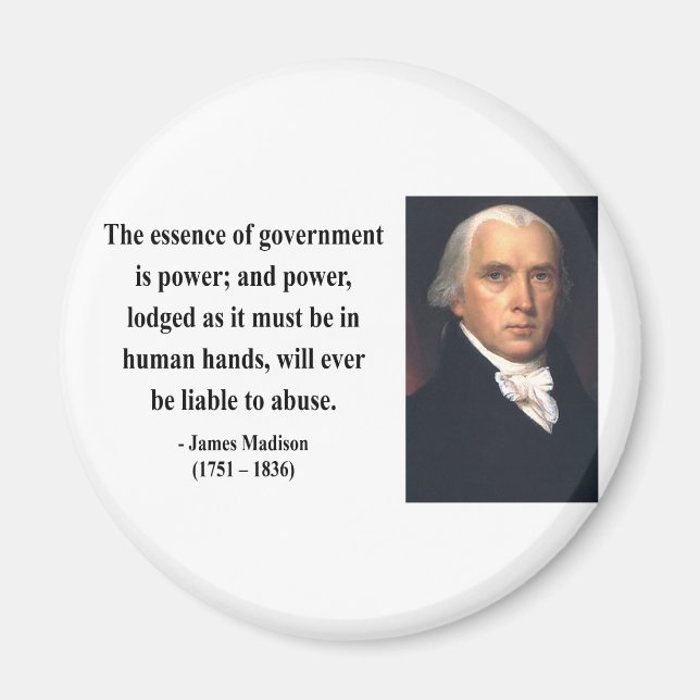 James Madison Quote 5b Magnet (Front)