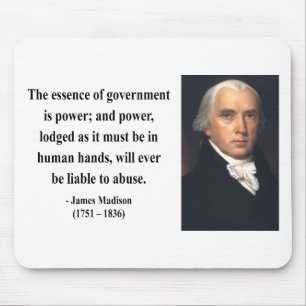 James Madison Quote 5b Mouse Pad
