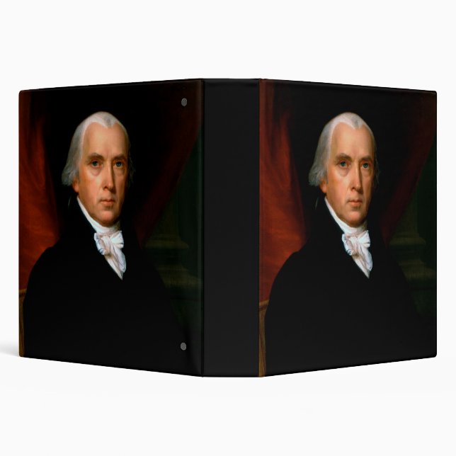 James Madison the 4th President: Colonial America Binder (Background)