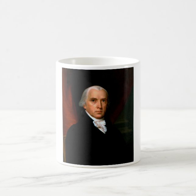James Madison the 4th President: Colonial America Coffee Mug (Center)