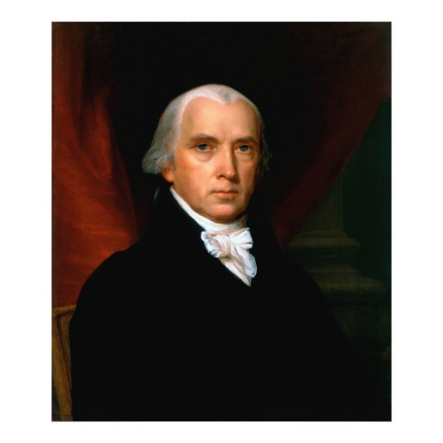 James Madison the 4th President: Colonial America Photo Print (Front)