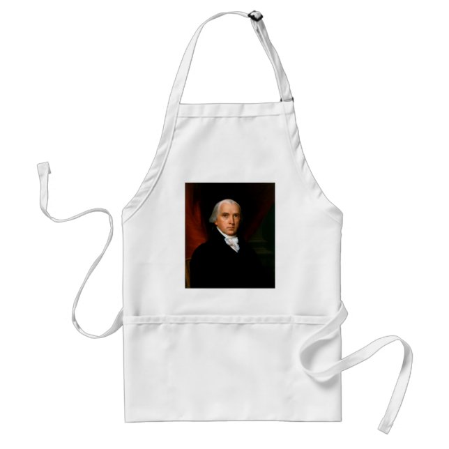 James Madison the 4th President: Colonial America Standard Apron (Front)