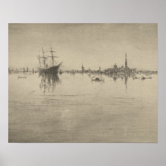 James McNeill Whistler - Nocturne Poster (Front)