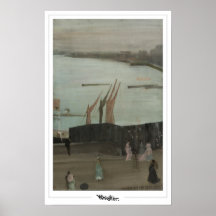 James McNeill Whistler Zedign Affiche d'art #441-2