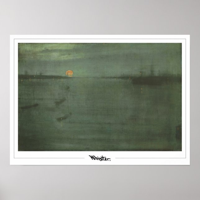 James McNeill Whistler Zedign Poster d'art #404-2 (Devant)