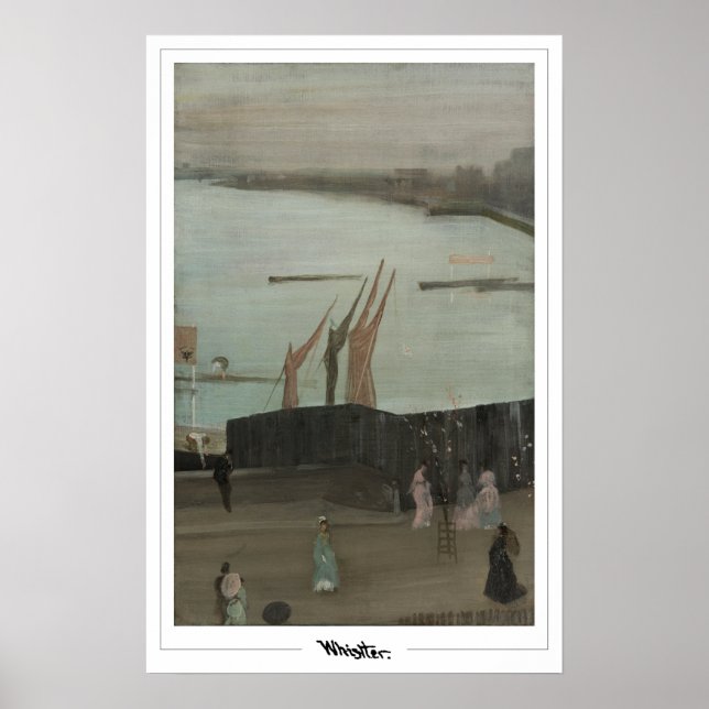 James McNeill Whistler Zedign Poster d'art #441-2 (Devant)