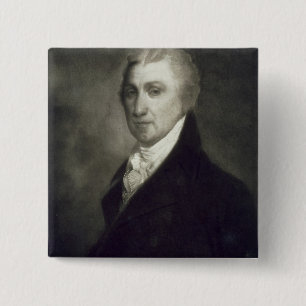 James Monroe, 5th President of the United States o 2 Inch Square Button
