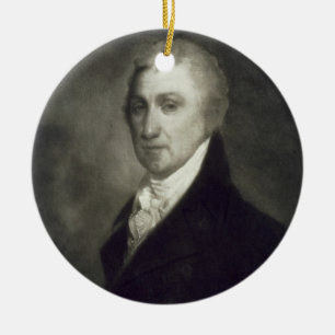 James Monroe, 5th President of the United States o Ceramic Ornament