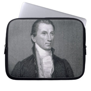 James Monroe, engraved by Asher Brown Durand (1796 Laptop Sleeve