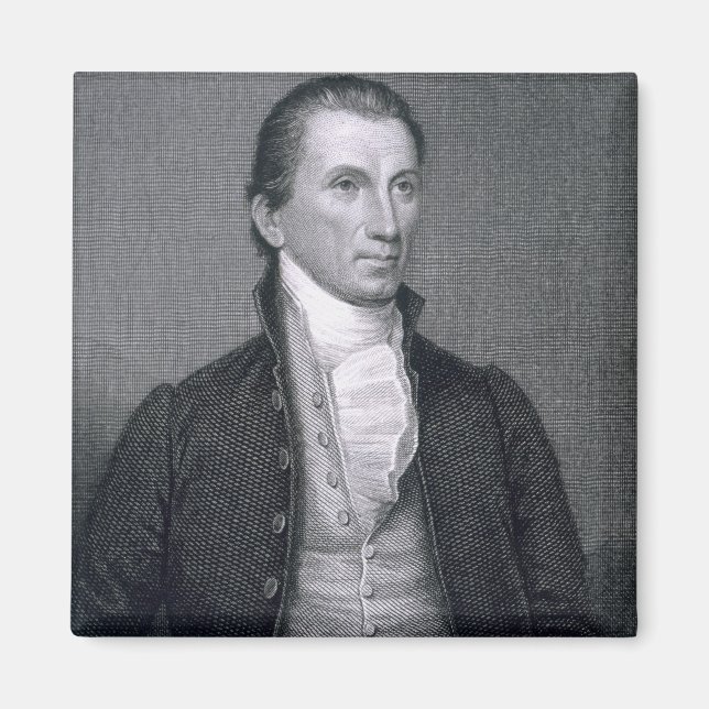 James Monroe, engraved by Asher Brown Durand (1796 Magnet (Front)