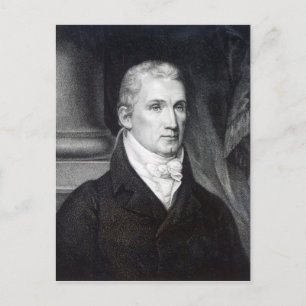 James Monroe, engraved by Thomas Gimbrede Postcard