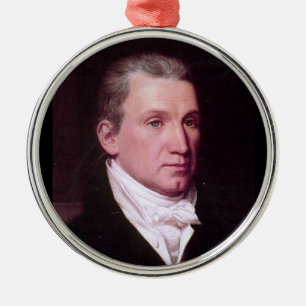 James Monroe Metal Ornament