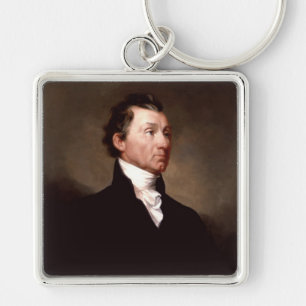 James Monroe Portrait, Early American President Keychain