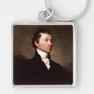 James Monroe Portrait, Early American President Keychain