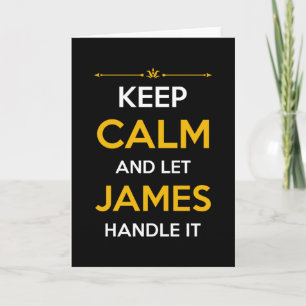 James Name Gift Card