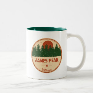 James Peak Wilderness Colorado Two-Tone Coffee Mug
