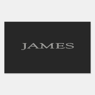 James Personalized Name Sticker
