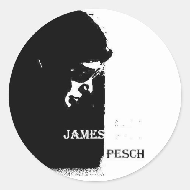 James Pesch Stickers (Front)