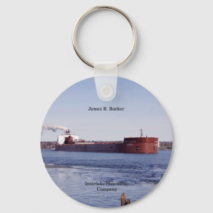James R. Barker key chain