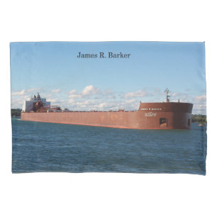 James R. Barker pillow case