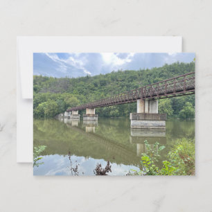 James River Footbridge Appalachian Trail Postcard