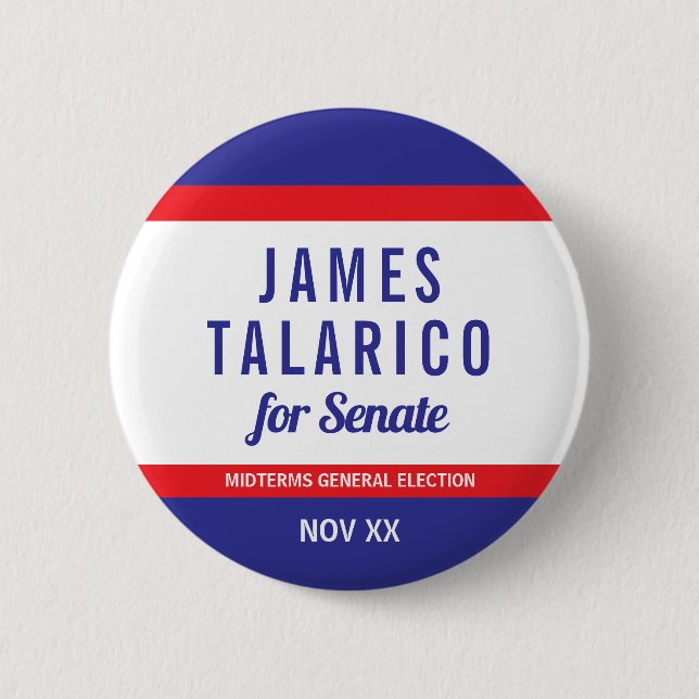 James Talarico For Senate  2 Inch Round Button (Front)