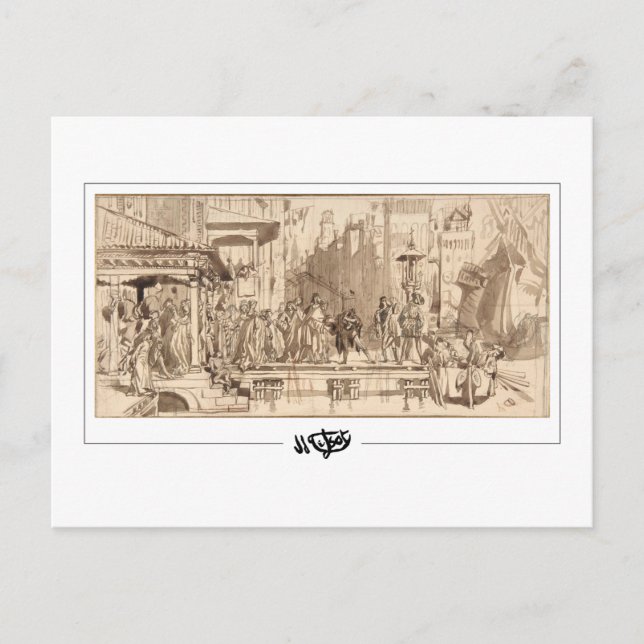James Tissot #541 - Fine Art Postcard (Front)