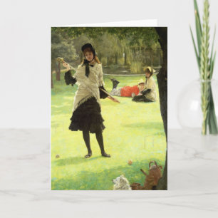 James Tissot Croquet, c.1878 Card