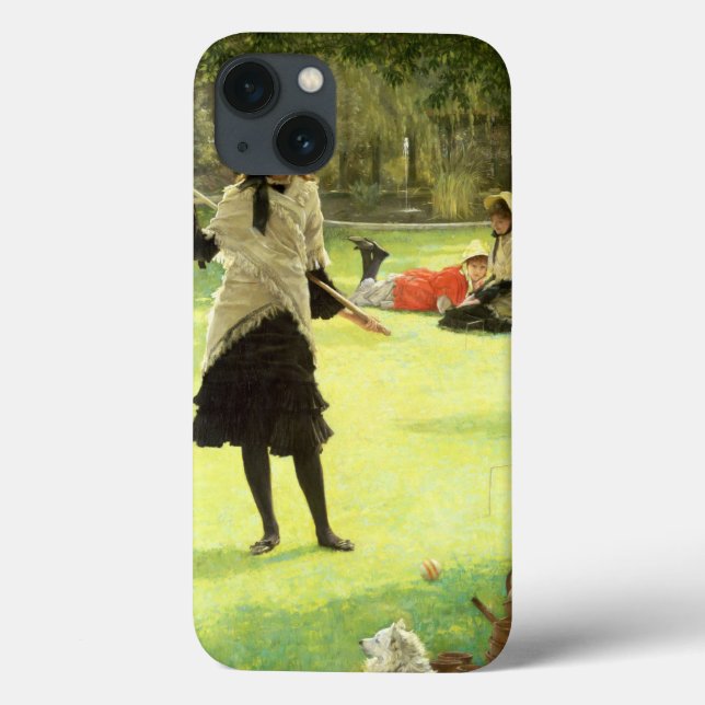 James Tissot | Croquet, c.1878 Case-Mate iPhone Case (Back)