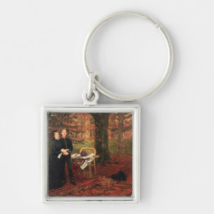 James Tissot   Empress Eugenie & Eugene-Louis Napo Keychain