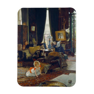 James Tissot - Hide And Seek Magnet