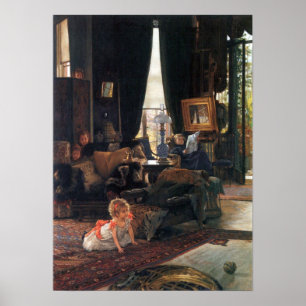 James Tissot - Hide-and-seek Poster