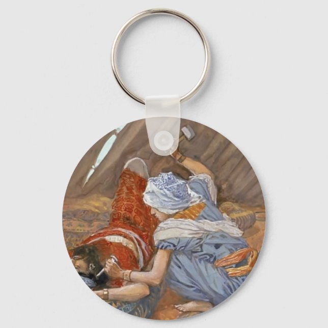 James Tissot- Jael Smote Sisera, and Slew Him Keychain (Front)