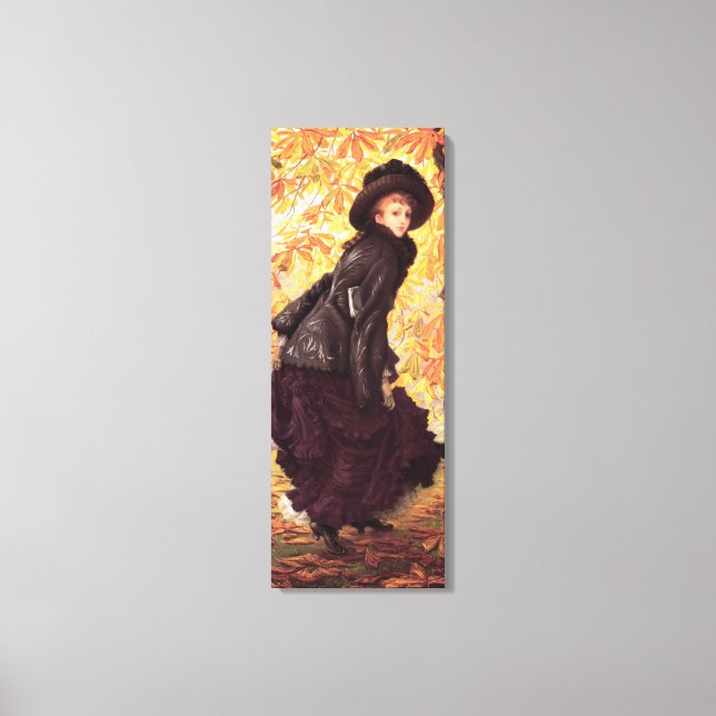 James Tissot October Canvas Print (Front)