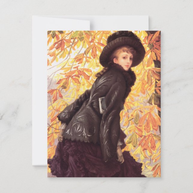 James Tissot October Invitations (Front)