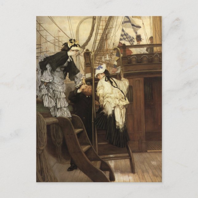 James Tissot Painting Postcard (Front)