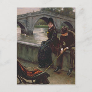 James Tissot Richmond Bridge, c.1878 Postcard