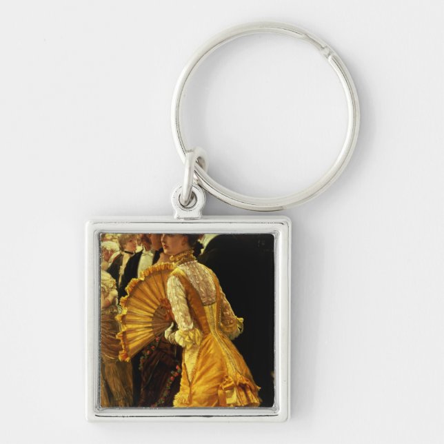 James Tissot | The Ball, c.1878 Keychain (Front)
