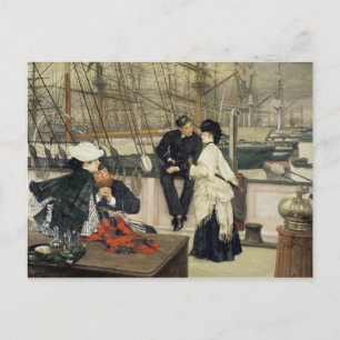 James Tissot   The Captain and the Mate, 1873 Postcard