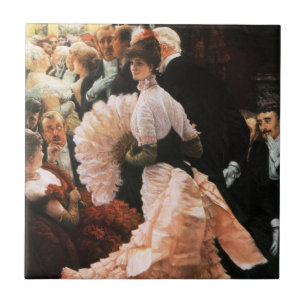 James Tissot The Political Lady Tile